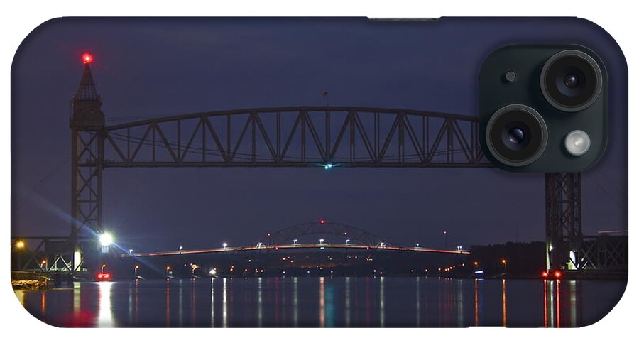 Cape Cod Canal iPhone Case featuring the photograph Cape Cod Canal Train Bridge #2 by Amazing Jules