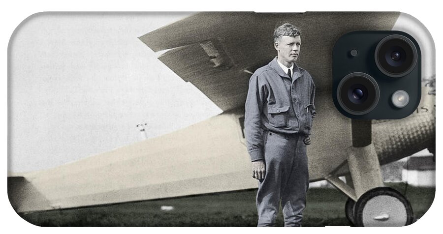 Charles Lindbergh iPhone Case featuring the photograph Charles Lindbergh, American Aviator #2 by Science Source