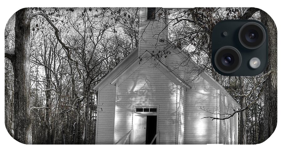 Cades Cove Church iPhone Case featuring the photograph Church In The Cove by Michael Eingle