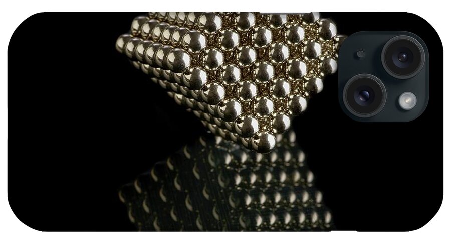 Magnet iPhone Case featuring the photograph Cube Of Neodymium Magnets by Science Photo Library