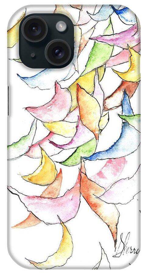 Orchards iPhone Case featuring the painting Falling Into Place #2 by Sherry Harradence