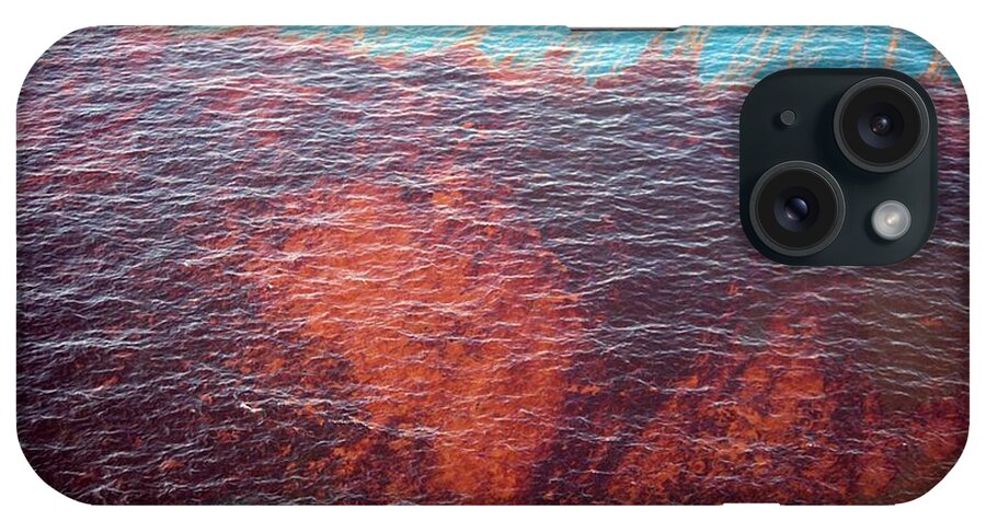 Oil Slick iPhone Case featuring the photograph Gulf Of Mexico Oil Spill #2 by Jim Edds/science Photo Library