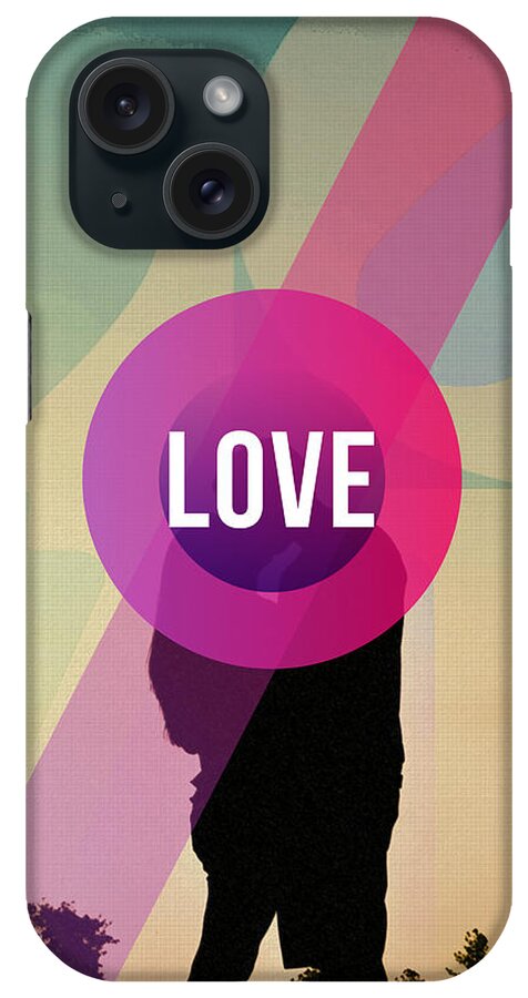 Love iPhone Case featuring the digital art Love #2 by Celestial Images