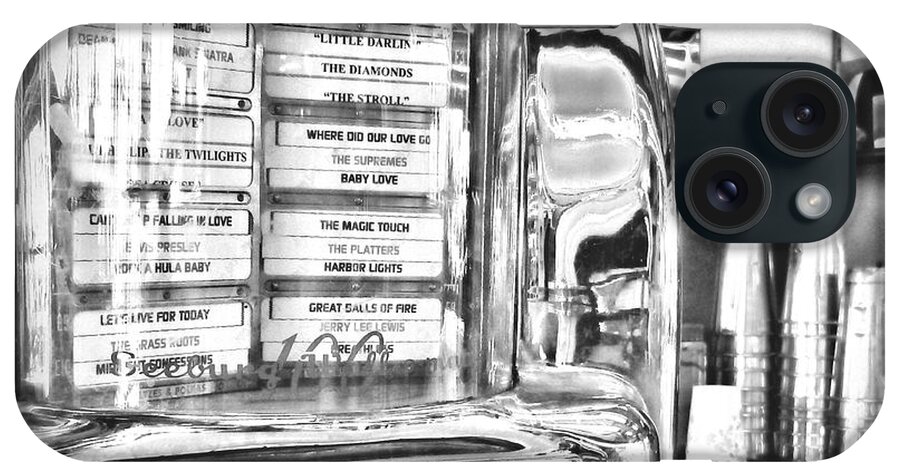 Mini-jukebox iPhone Case featuring the photograph Name That Tune #2 by Peggy Hughes