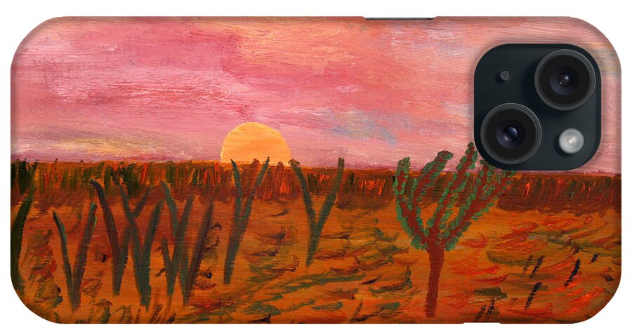 Ocean City iPhone Case featuring the painting Ocean City Sunset #2 by Vadim Levin