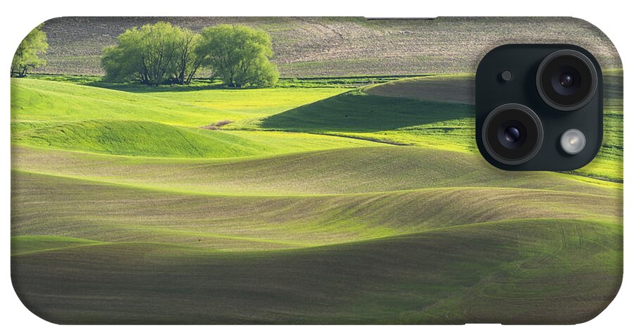 Palouse Colfax Washington iPhone Case featuring the photograph Palouse in spring color #2 by Hisao Mogi