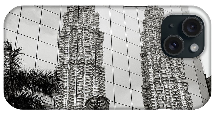 Petronas Towers iPhone Case featuring the photograph Petronas Towers Reflection #2 by Shaun Higson