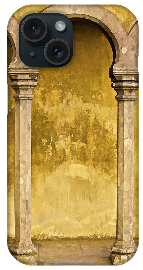 Art iPhone Case featuring the photograph Private Secluded Courtyard #2 by David Letts