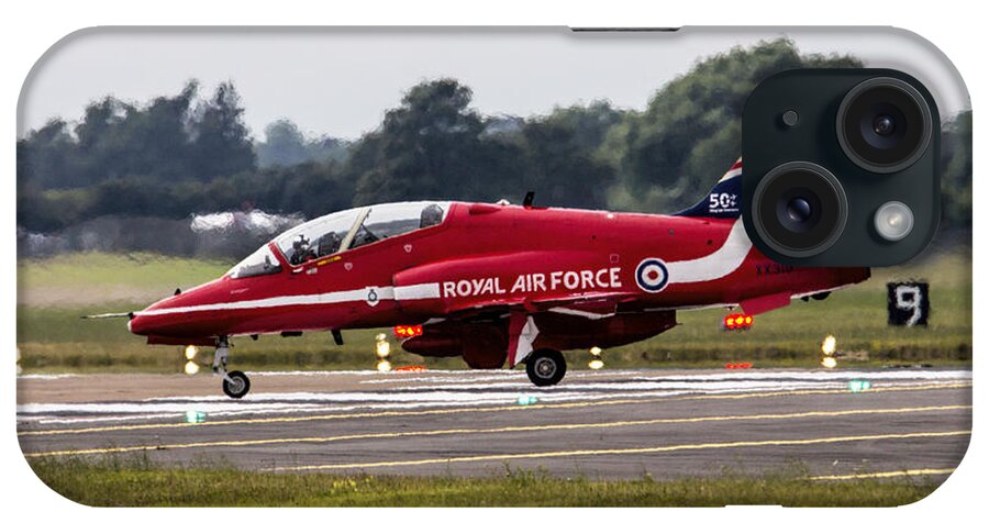 Red Arrows iPhone Case featuring the photograph Red Arrow by Airpower Art