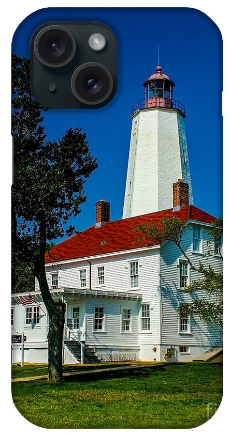 Architecture iPhone Case featuring the photograph Sandy Hook Lighthouse #2 by Nick Zelinsky Jr