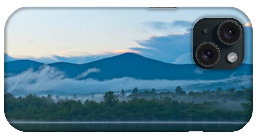 Panorama iPhone Case featuring the photograph Silver Lake Sunset 5472 #2 by Brent L Ander
