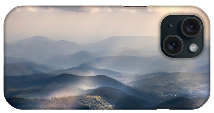 Blue Ridge Mountain Landscapes iPhone Case featuring the photograph SOUND the TRUMPETS by Karen Wiles