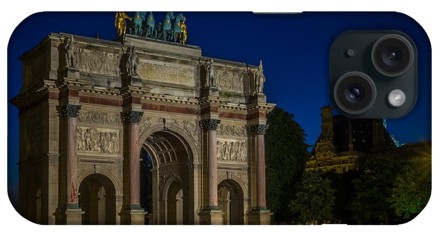 France iPhone Case featuring the photograph Arc de Triomphe Du Carrousel #1 by Mark Llewellyn