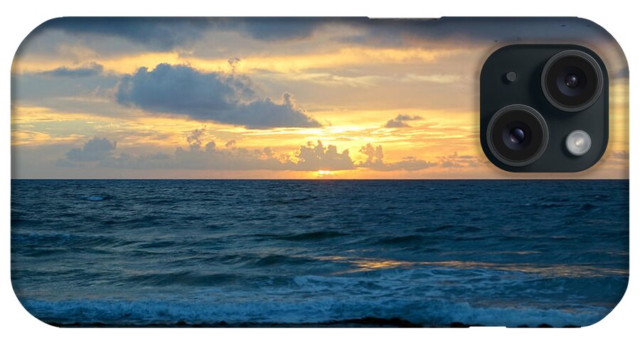 Sunrise iPhone Case featuring the photograph Sunrise in Deerfield Beach #2 by Rafael Salazar