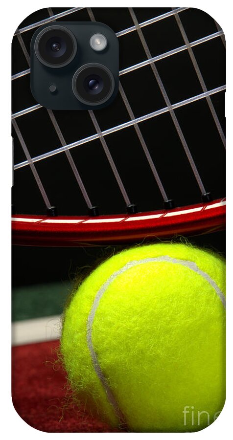 Tennis iPhone Case featuring the photograph Tennis Ball #2 by Olivier Le Queinec