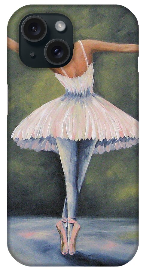 Ballerina iPhone Case featuring the painting The Ballerina IV by Torrie Smiley