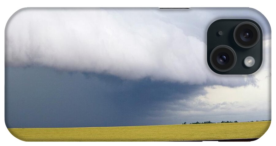 Tornadic Supercell iPhone Case featuring the photograph Tornadic Supercell Thunderstorm #2 by Jim Edds/science Photo Library