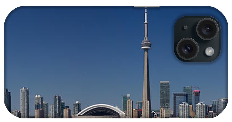 Toronto iPhone Case featuring the photograph Toronto skyline #2 by Les Palenik