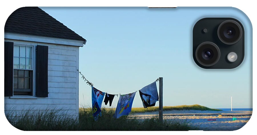 Beach iPhone Case featuring the photograph Towels on the Line #2 by Beth Johnston