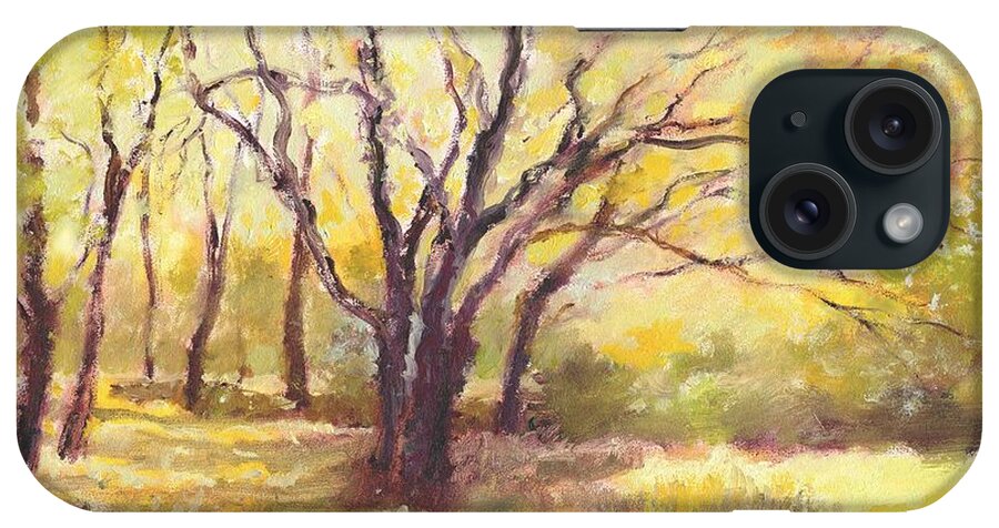 Trees iPhone Case featuring the painting Trees2 by J Reifsnyder