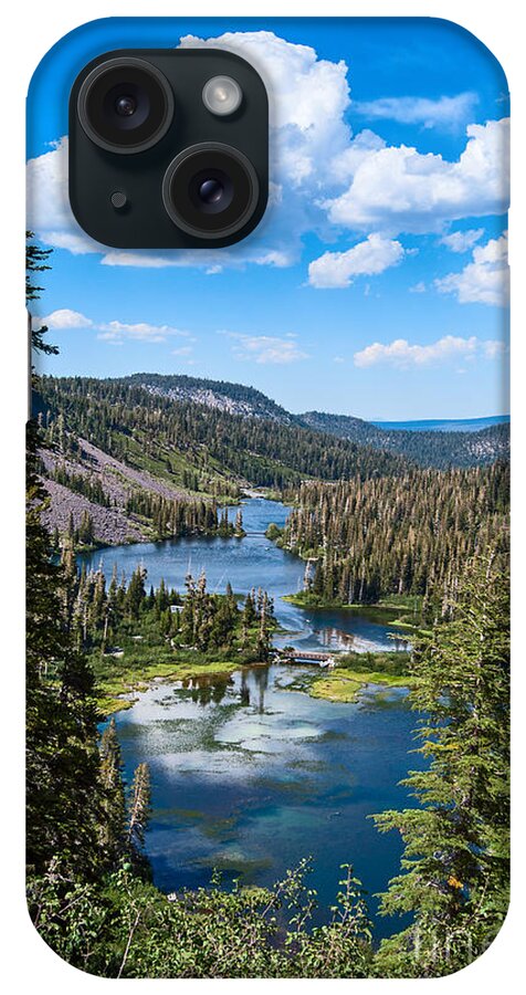 Mammoth Lake iPhone Case featuring the photograph Twin Lakes in Mammoth Lakes in California. #2 by Jamie Pham