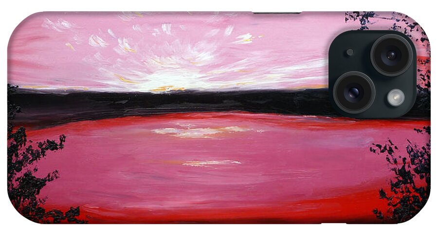 Lake iPhone Case featuring the painting Vanquished by Meaghan Troup