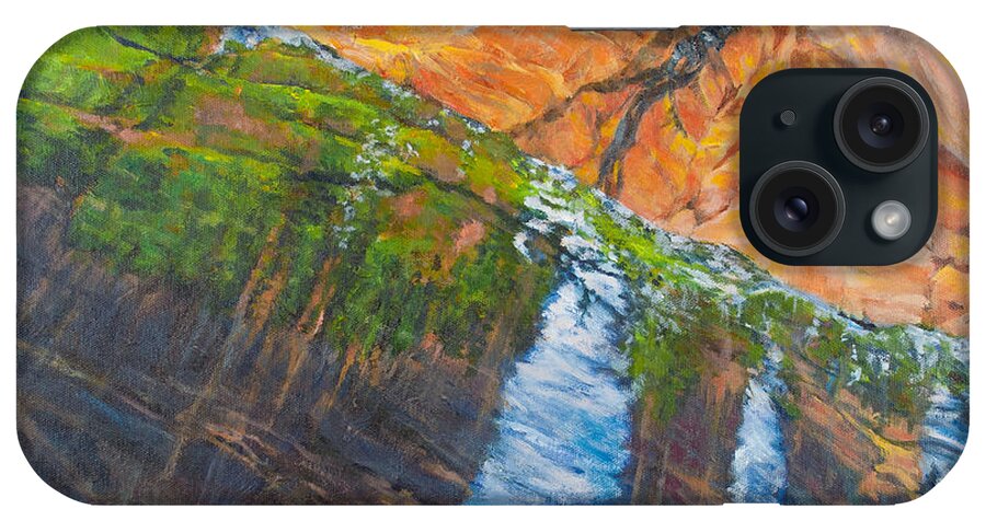 Zion iPhone Case featuring the painting Zion by Kerima Swain