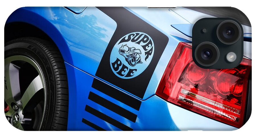 Dodge iPhone Case featuring the photograph 2008 Dodge Charger SRT-8 Super Bee by Gordon Dean II