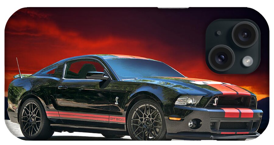 Alloy iPhone Case featuring the photograph 2012 Shelby Mustang GT 500 by Dave Koontz