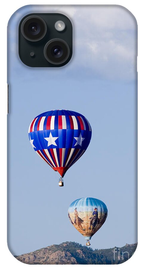 Hot Air Balloons iPhone Case featuring the photograph Rocky Mountain Balloon Festival #21 by Steven Krull