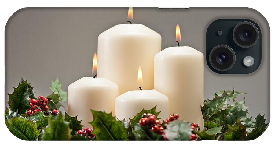 Cone iPhone Case featuring the photograph Advent wreath #25 by U Schade