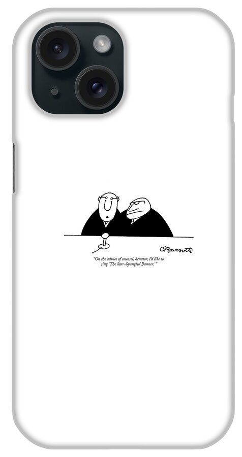 On The Advice Of Counsel iPhone Case