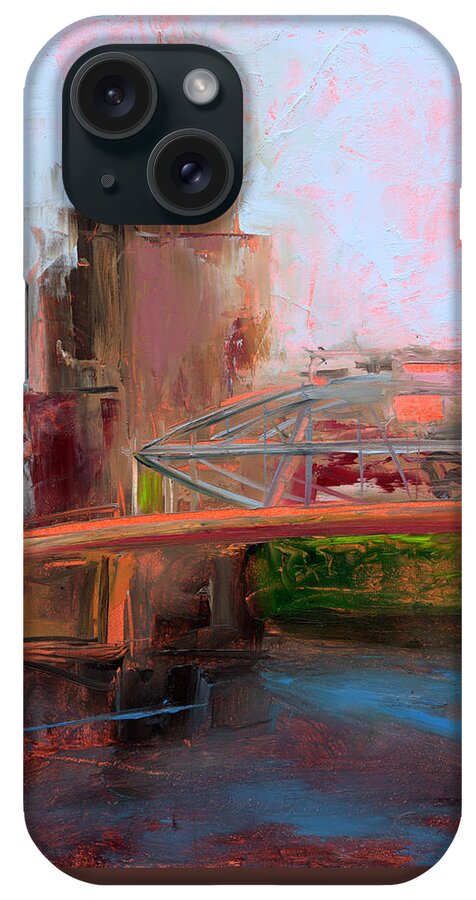 Bridges iPhone Case featuring the painting Untitled #311 by Chris N Rohrbach