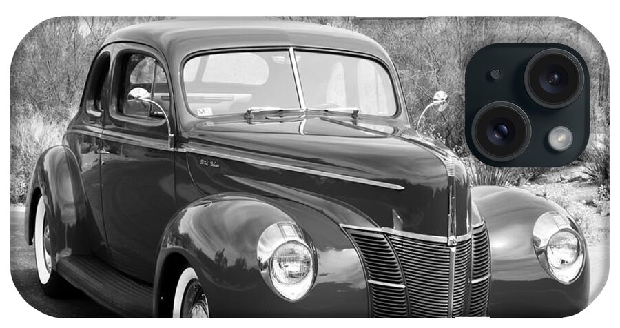 1940 Ford Deluxe Coupe iPhone Case featuring the photograph 1940 Ford Deluxe Coupe #3 by Jill Reger