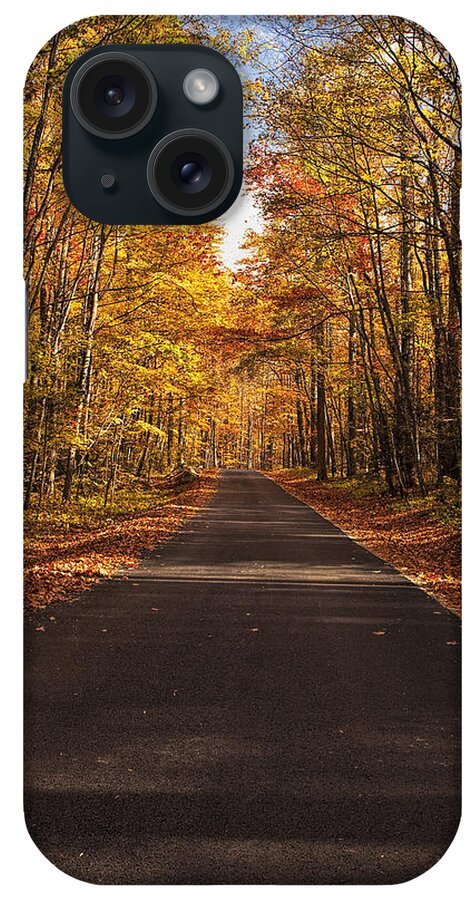 Road iPhone Case featuring the photograph Autumn Drive #3 by Andrew Soundarajan