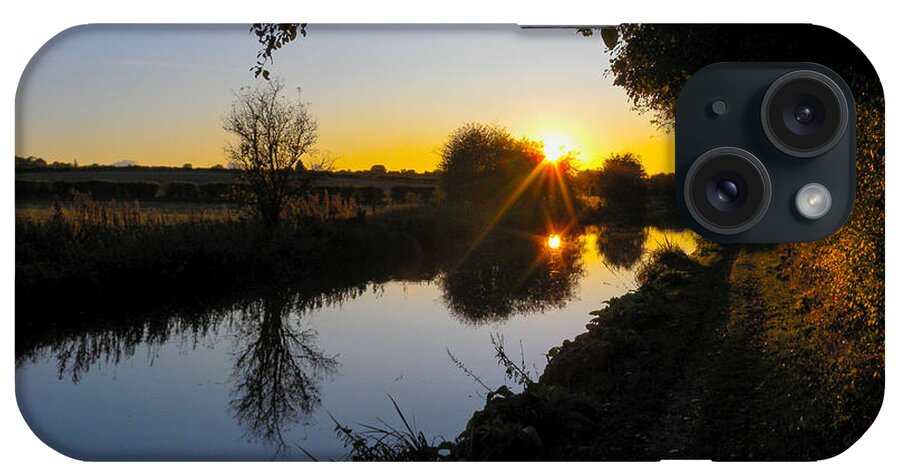 Berkshire iPhone Case featuring the photograph Canal Sunset #3 by Mark Llewellyn