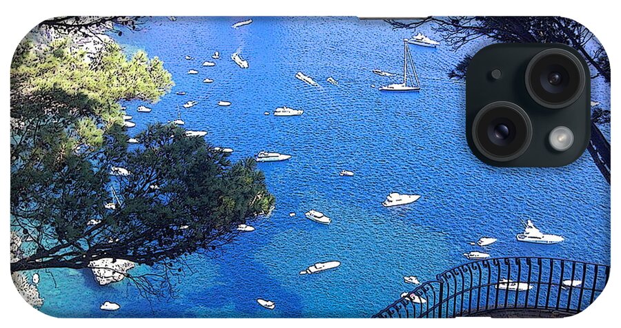 Ze Di iPhone Case featuring the photograph Capri by - Zedi -