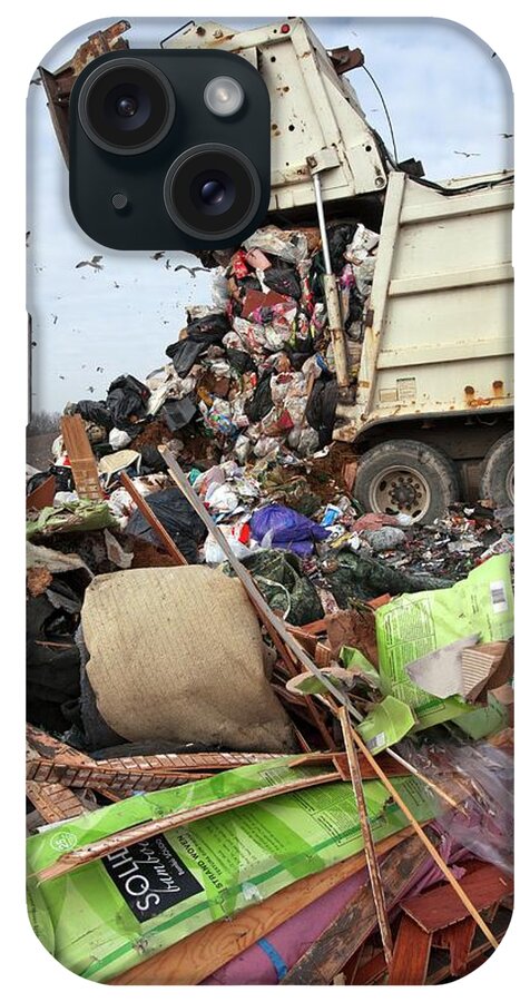 Vehicle iPhone Case featuring the photograph Landfill Site #3 by Jim West