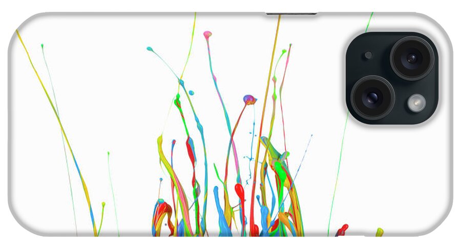 Sound Wave iPhone Case featuring the photograph Paint Sculpture #3 by Don Farrall