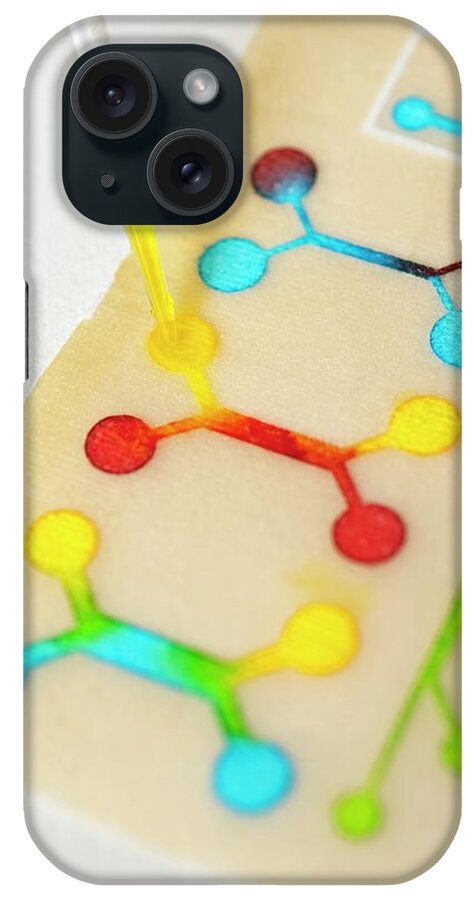 Equipment iPhone Case featuring the photograph Paper Lab-on-a-chip #3 by Volker Steger/science Photo Library