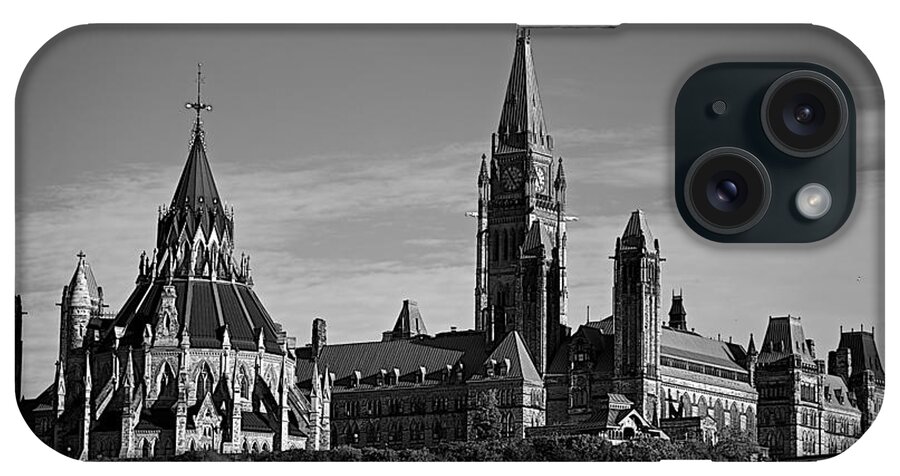 Parliament iPhone Case featuring the photograph Parliament of Canada #3 by Prince Andre Faubert