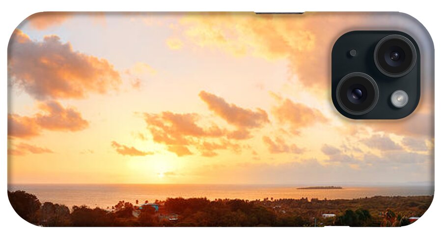 Puerto Rico iPhone Case featuring the photograph San Juan sunrise #3 by Songquan Deng