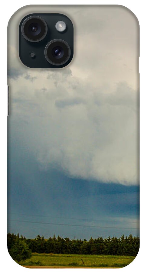 Nebraskasc iPhone Case featuring the photograph Storm Building in South Central Nebraska #3 by NebraskaSC
