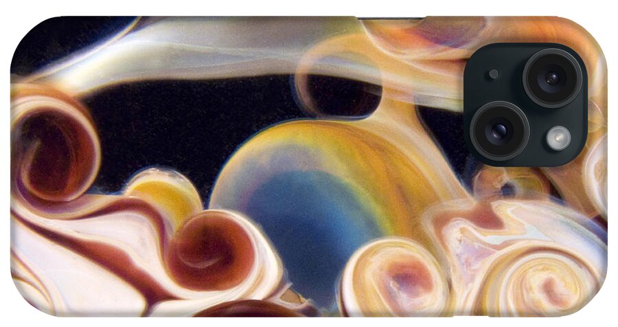 Planet iPhone Case featuring the mixed media Stratosphere #3 by Jubilant Art