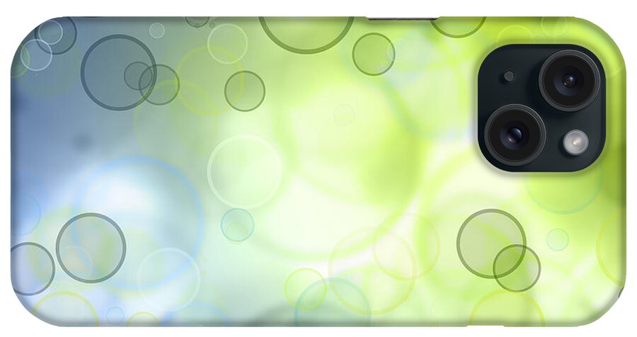 Abstract iPhone Case featuring the photograph Circles of hope by Les Cunliffe