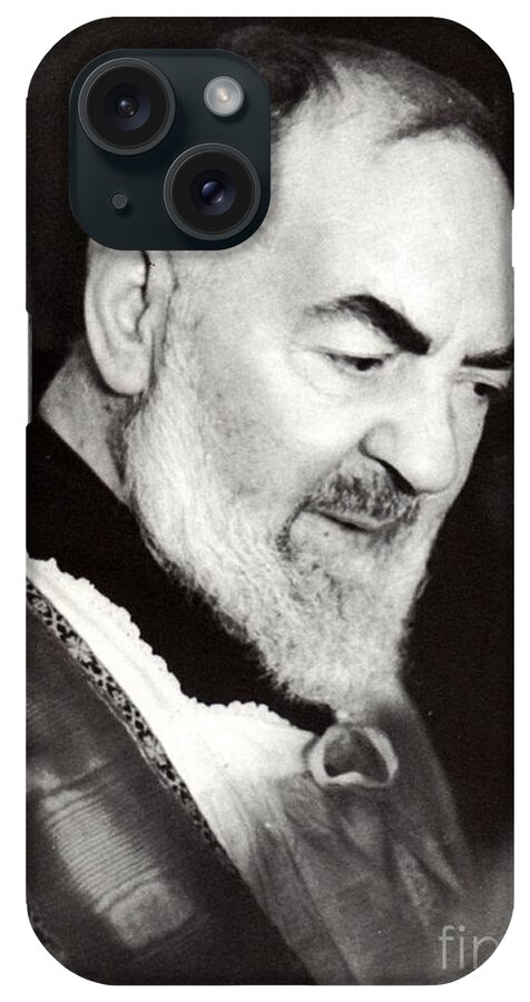 Father iPhone Case featuring the photograph Padre Pio #38 by Archangelus Gallery