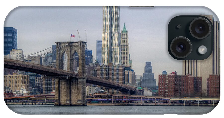 Brooklyn Bridge iPhone Case featuring the photograph Brooklyn Bridge #4 by Jerry Gammon