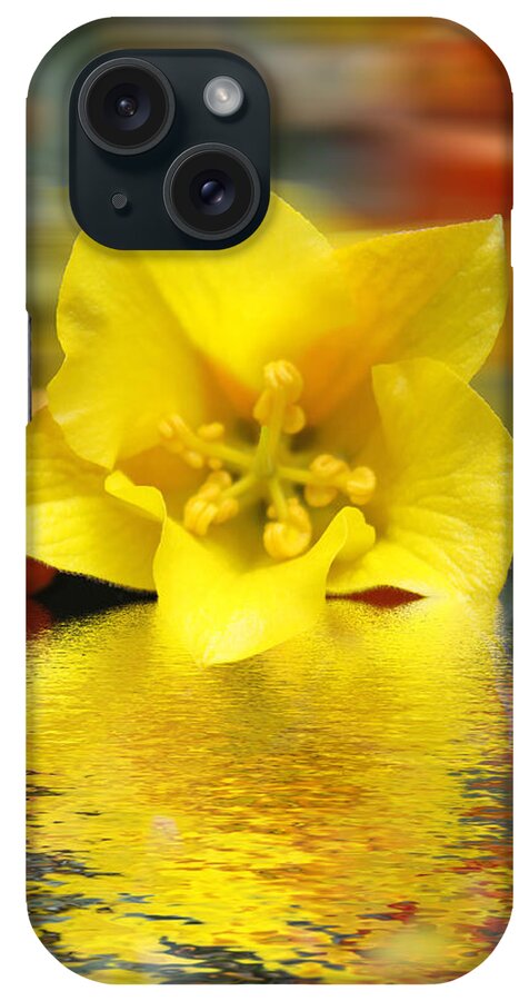 Flowers iPhone Case featuring the photograph Floral Fractals and Floods Digital Art #4 by David French