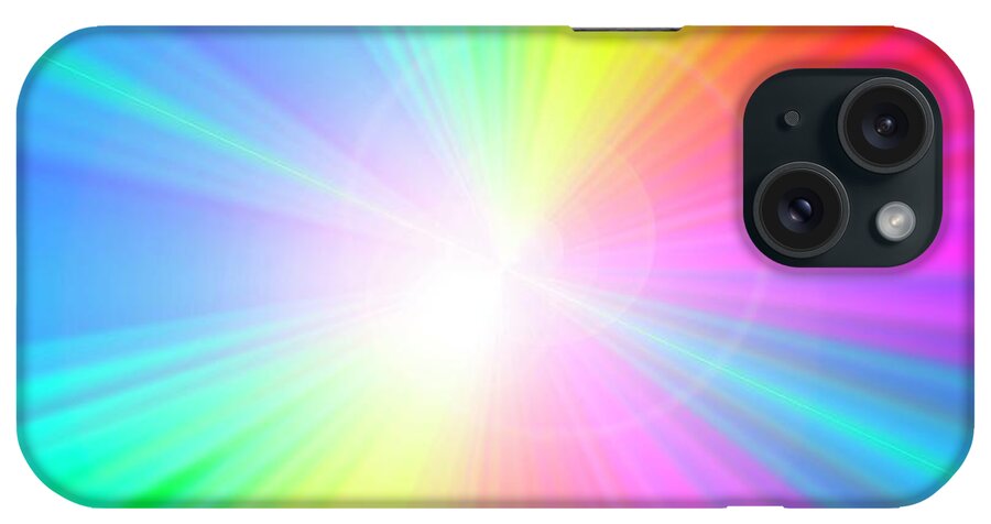 Artwork iPhone Case featuring the photograph Prismatic Pattern #4 by Mehau Kulyk
