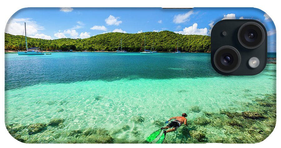 Water's Edge iPhone Case featuring the photograph Salt Whistle Bay, Mayreau #4 by Flavio Vallenari